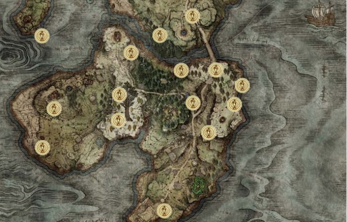 艾尔登法环简易地图在哪1