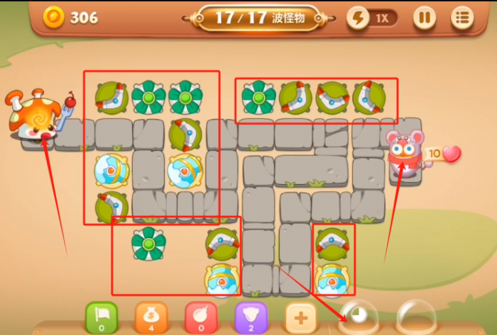 保卫萝卜3集市篇第37关怎么过2