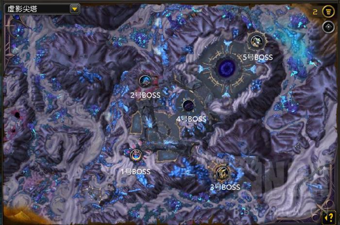 魔兽世界虚影尖塔地图_虚影在哪